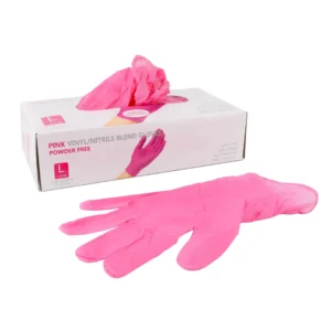 Guantes Nitrilo Rosa L 100UNIT